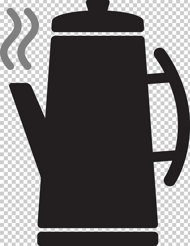 Coffee Percolator Cafe Tea Coffee Cup PNG, Clipart, Black, Black And White, Cafe, Coffee, Coffee Bean Free PNG Download