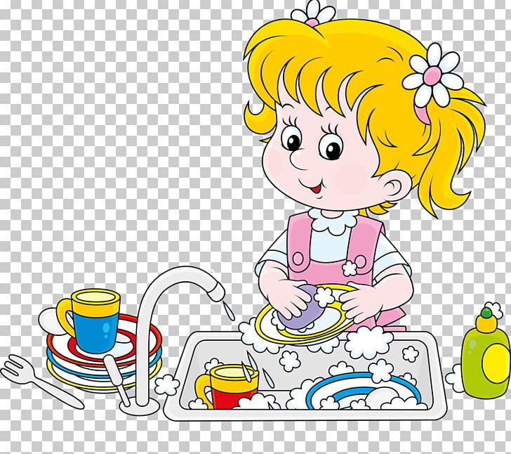 Dishwashing Tableware PNG, Clipart, Area, Artwork, Bowl, Cartoon, Child Free PNG Download