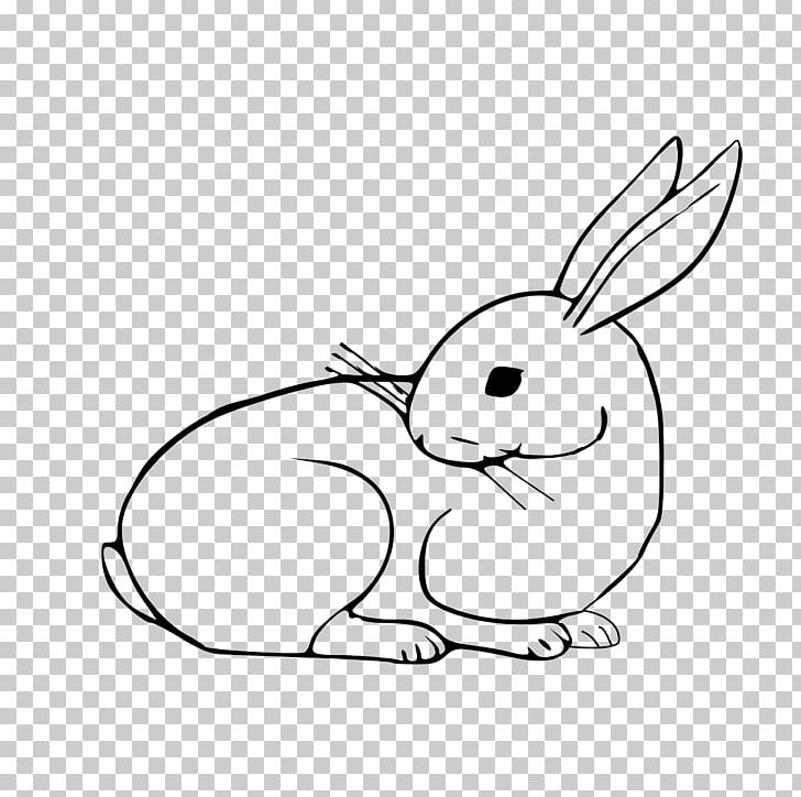 Easter Bunny Rabbit PNG, Clipart, Animals, Artwork, Black, Black And White, Bunny Free PNG Download
