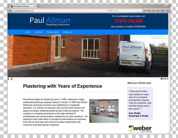 Paul Allman Plastering Contractors Stack Web Design Wrexham PNG, Clipart, Advertising, Brand, Business, General Contractor, Others Free PNG Download