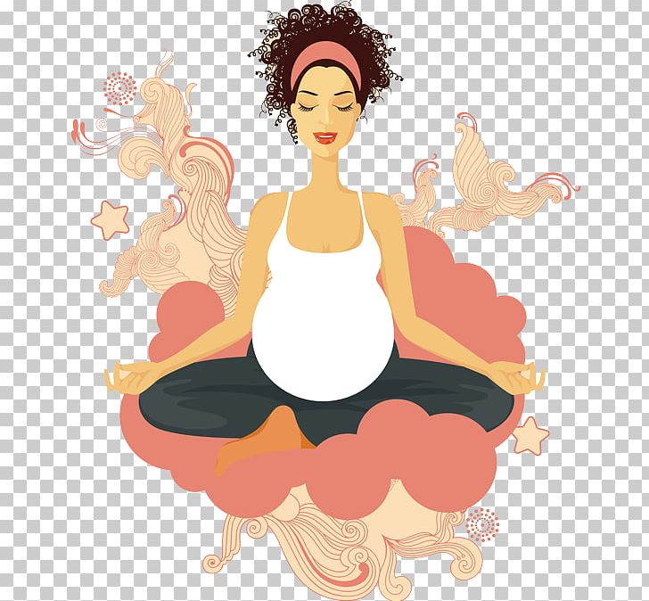 Pregnancy Yoga Prenatal Care Cartoon PNG, Clipart, Art, Asana, Cartoon, Drawing, Exercise Free PNG Download