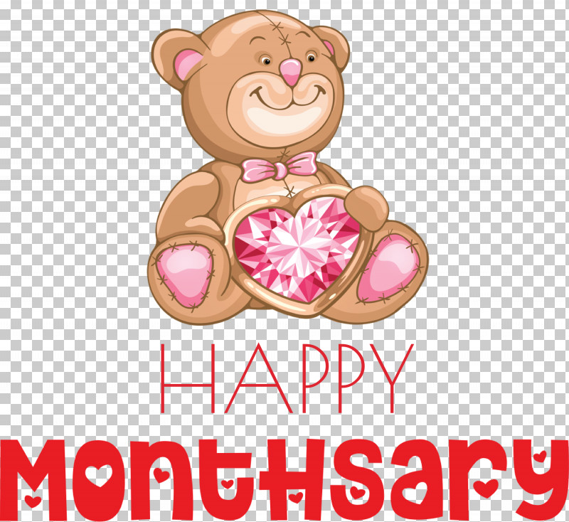 Happy Monthsary PNG, Clipart, Cartoon, Fan Art, Happy Monthsary, Royaltyfree, Teddy Bear Free PNG Download