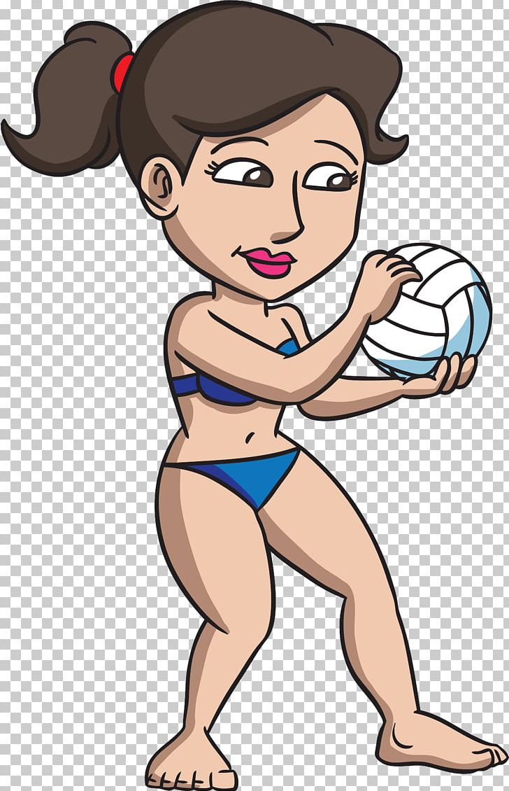 Cartoon Volleyball PNG, Clipart, Abdomen, Arm, Ball, Beach Volleyball, Boy Free PNG Download