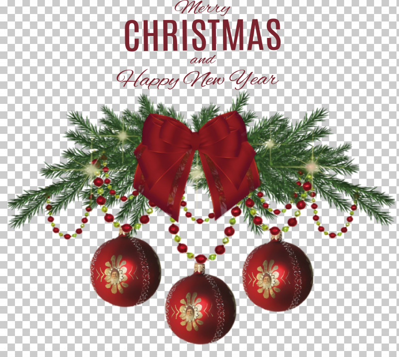 Merry Christmas Happy New Year PNG, Clipart, Bauble, Christmas Card, Christmas Carol, Christmas Day, Christmas Decoration Free PNG Download