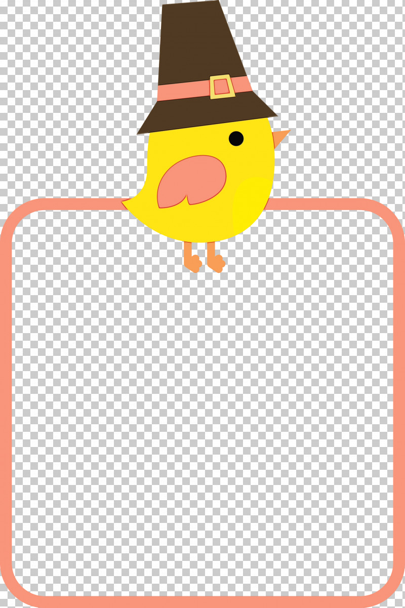 Cartoon Line Yellow Headgear Beak PNG, Clipart, Beak, Biology, Cartoon, Geometry, Headgear Free PNG Download