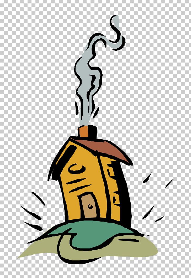 Smoke House Cartoon Illustration PNG, Clipart, Apartment House, Art, Artwork, Beak, Building Free PNG Download