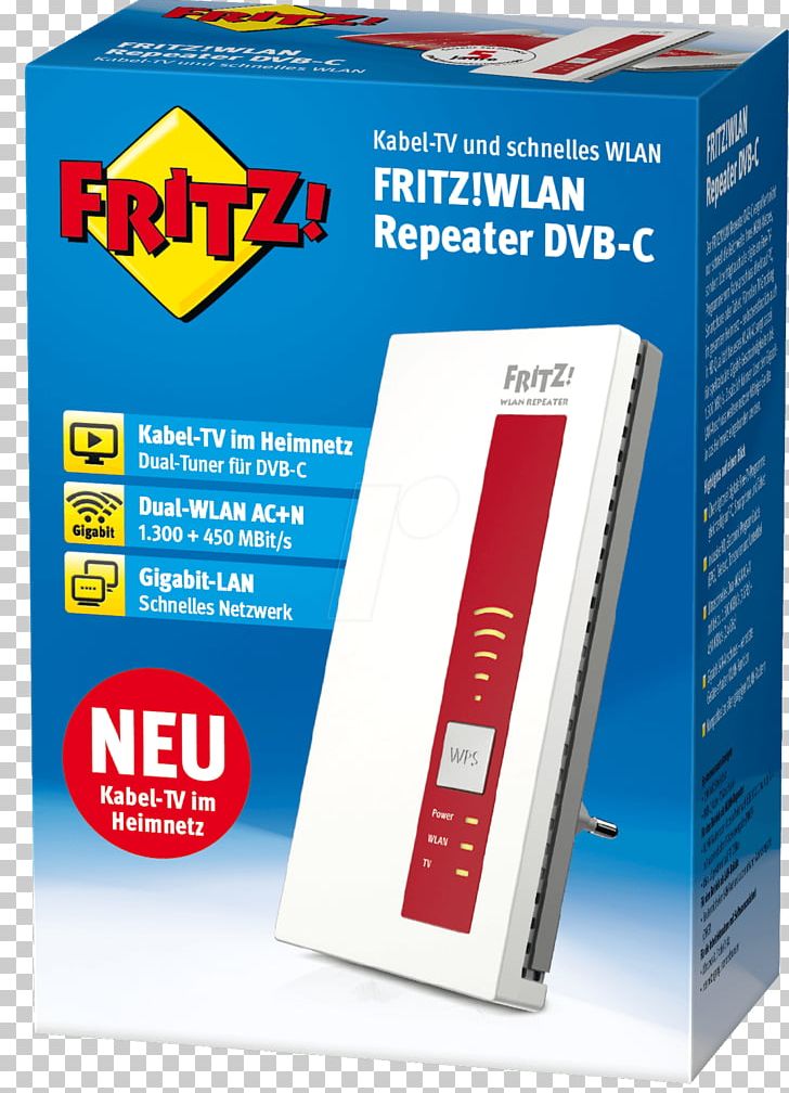 Wireless Repeater AVM GmbH Fritz!Box Wireless LAN PNG, Clipart, Avm Gmbh, Brand, Data Transfer Rate, Fritzbox, Gigabit Free PNG Download