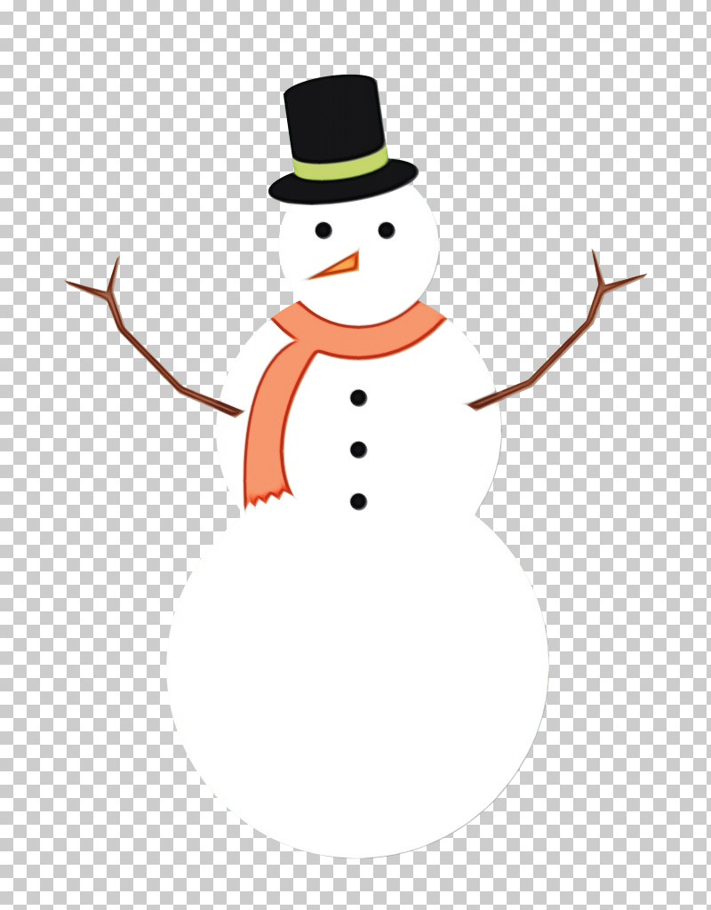 Snowman PNG, Clipart, Cartoon, Paint, Smile, Snowman, Watercolor Free PNG Download