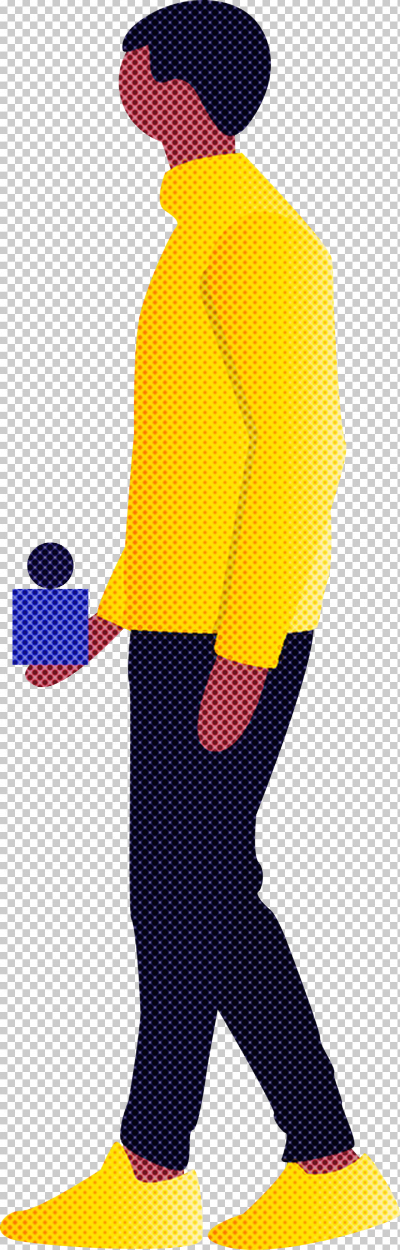 Yellow Sock Electric Blue Gesture Pattern PNG, Clipart, Cartoon Man, Electric Blue, Gesture, Sock, Yellow Free PNG Download