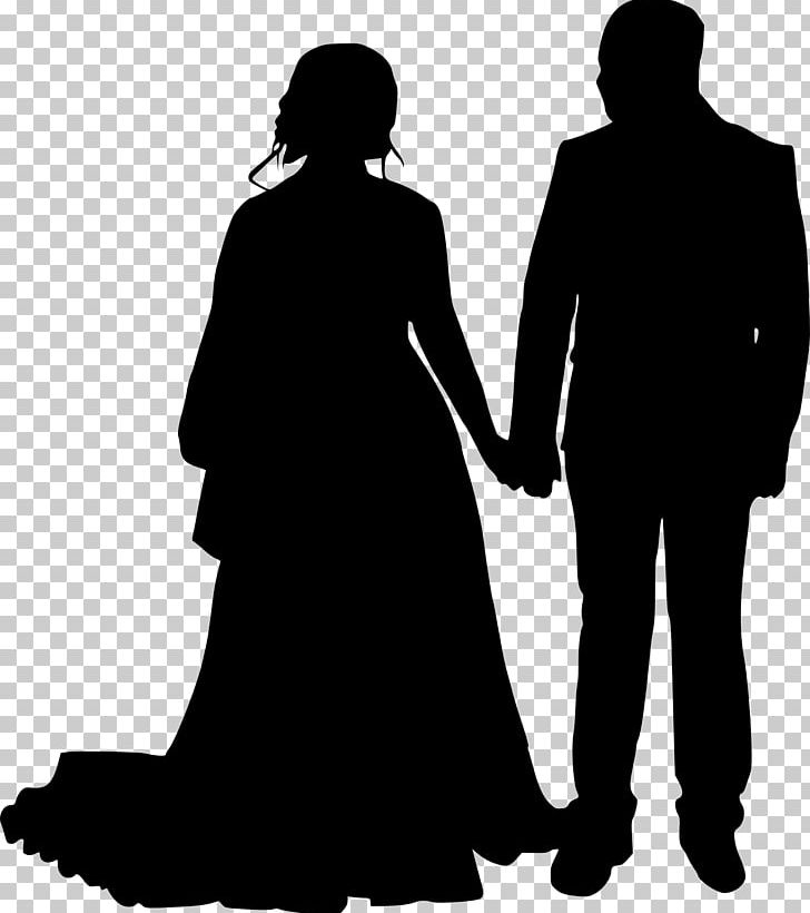 Silhouette Bridegroom PNG, Clipart, Animals, Black, Black And White, Bride, Bridegroom Free PNG Download