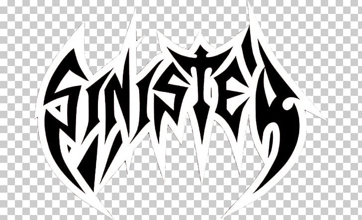 Sinister Heavy Metal Musical Ensemble Logo PNG, Clipart, Anime, Area, Black, Black And White, Black Metal Free PNG Download