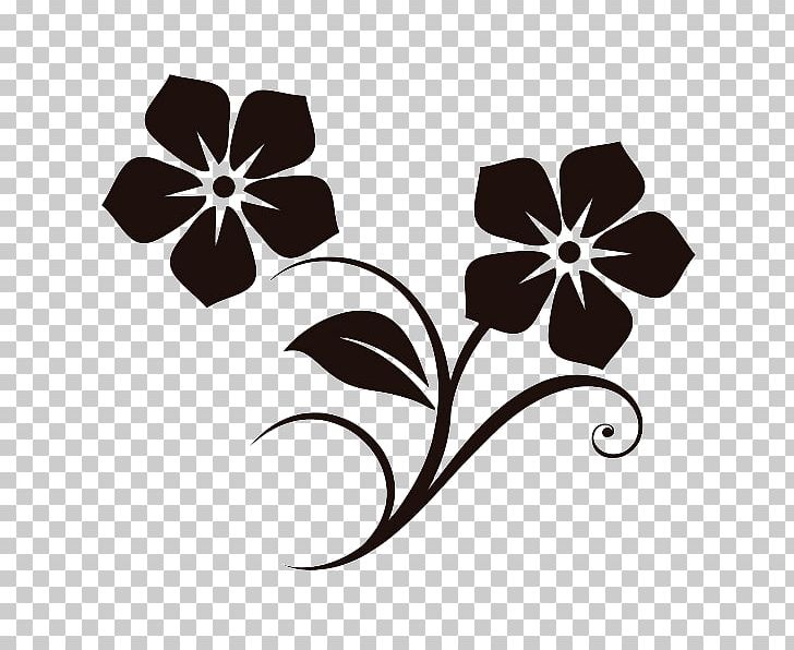 Flower Phonograph Record Decorative Arts Sticker Floral Design PNG, Clipart, Adhesive, Bedroom, Black And White, Decorative Arts, Drawing Free PNG Download