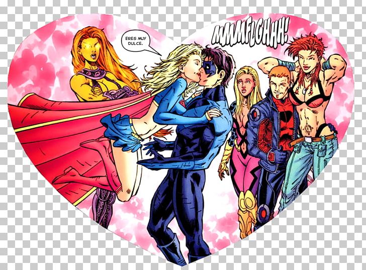 Nightwing Barbara Gordon Supergirl Starfire Cyborg PNG, Clipart, Barbara Gordon, Comics, Cyborg, Dc Comics, Fiction Free PNG Download
