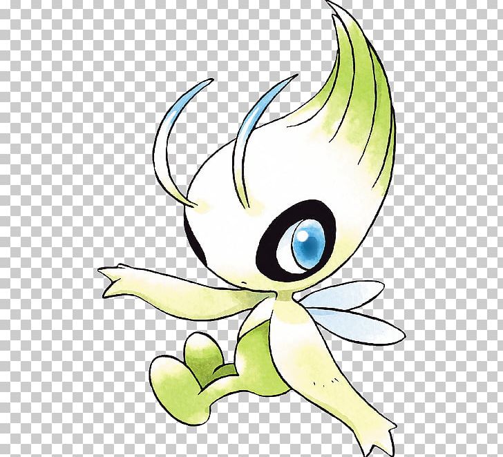 Pokémon Crystal Pokémon Gold And Silver Pokémon X And Y Celebi PNG, Clipart, Art, Artwork, Cartoon, Fictional Character, Flower Free PNG Download