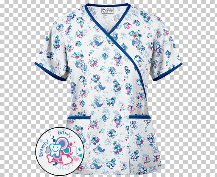 T-shirt Scrubs Dentistry Uniform Clothing PNG, Clipart, Active Shirt, Baby Toddler Clothing, Blue, Button, Clothing Free PNG Download