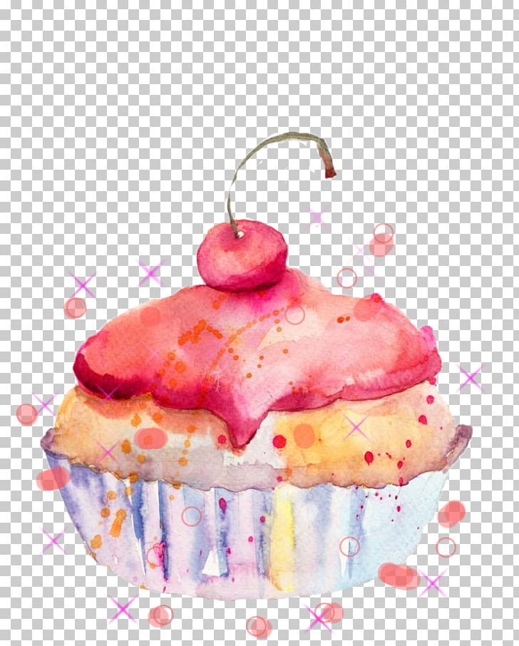 Birthday Cake Cupcake Custard Watercolor Painting PNG, Clipart, Art, Birthday Cake, Buttercream, Cake, Cream Free PNG Download