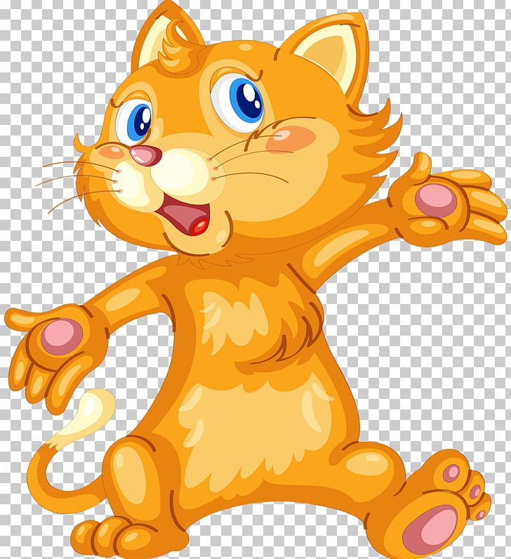 Cat Kitten Cartoon PNG, Clipart, Animals, Big Cats, Carnivoran, Cartoon Character, Cartoon Cloud Free PNG Download