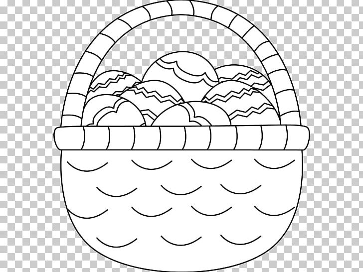 Easter Basket PNG, Clipart, Area, Basket, Black And White, Circle, Drawing Free PNG Download