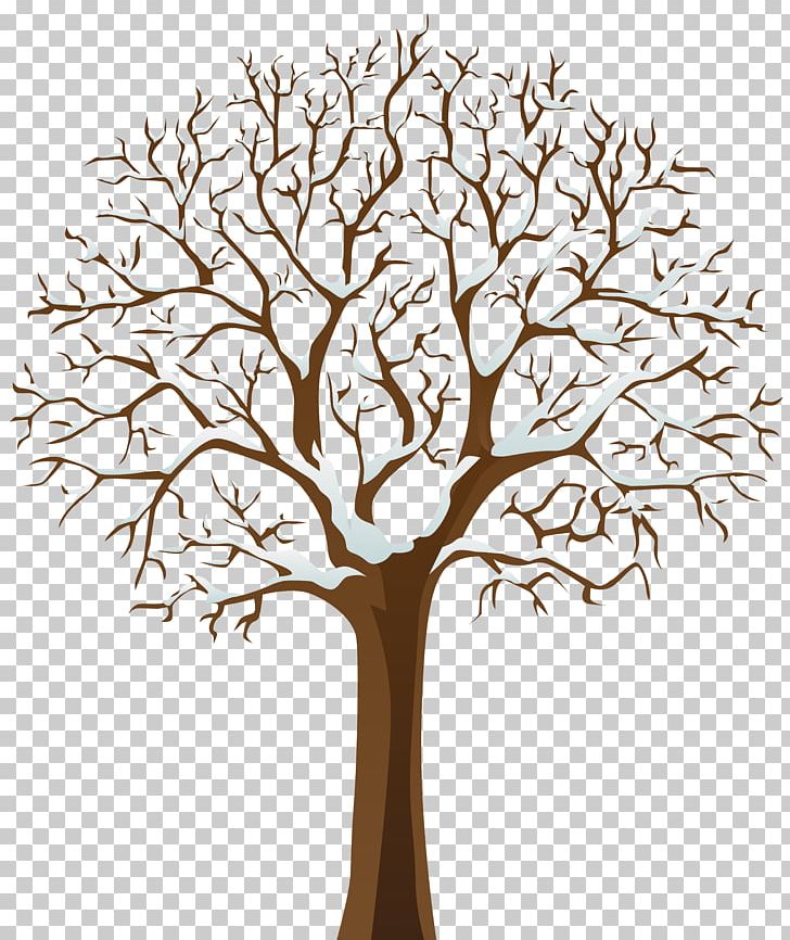 Tree Winter Branch PNG, Clipart, Arecaceae, Black And White, Branch, Clip Art, Crown Free PNG Download