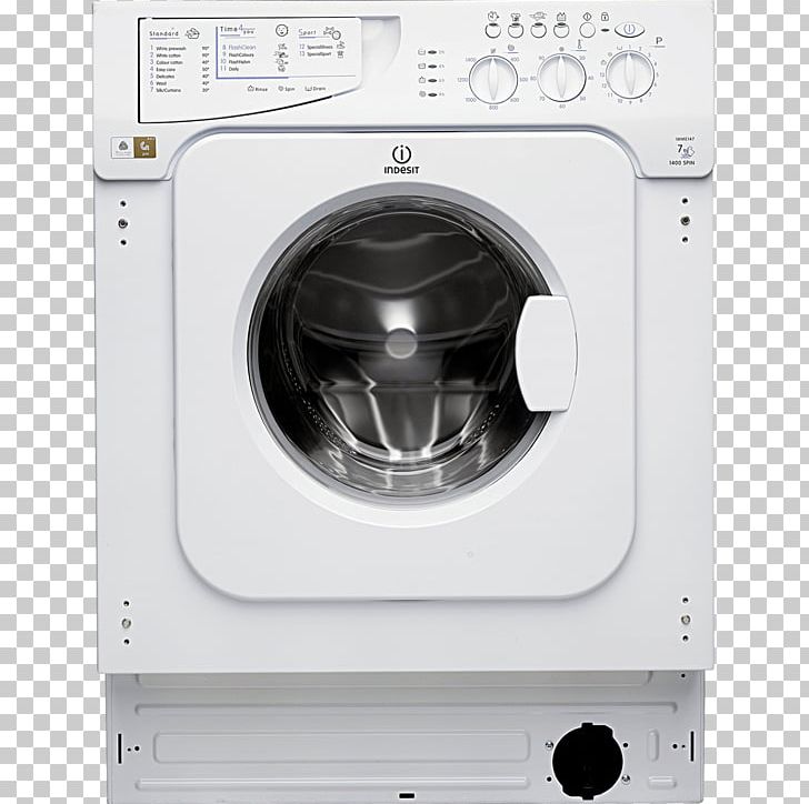 Washing Machines Indesit Co. Indesit IWME 147 Beko PNG, Clipart, Beko, Clothes Dryer, Combo Washer Dryer, Home Appliance, Hotpoint Free PNG Download