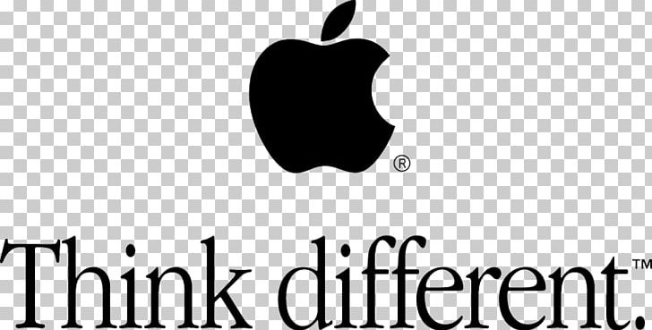 IPhone X Think Different Apple Logo PNG, Clipart, Apple, Area, Artwork, Black, Black And White Free PNG Download