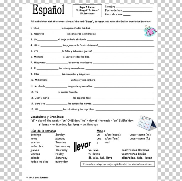 Names Of The Days Of The Week Worksheet Month PNG, Clipart, Area, Clothing, Document, Elementary School, Internet Free PNG Download