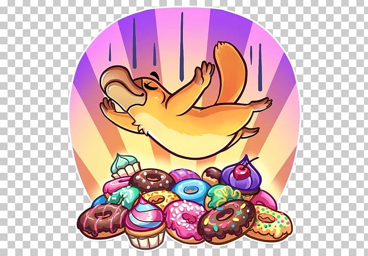 Sticker Telegram Platypus Messaging Apps PNG, Clipart, Animal, Art, Cuisine, Food, Messaging Apps Free PNG Download