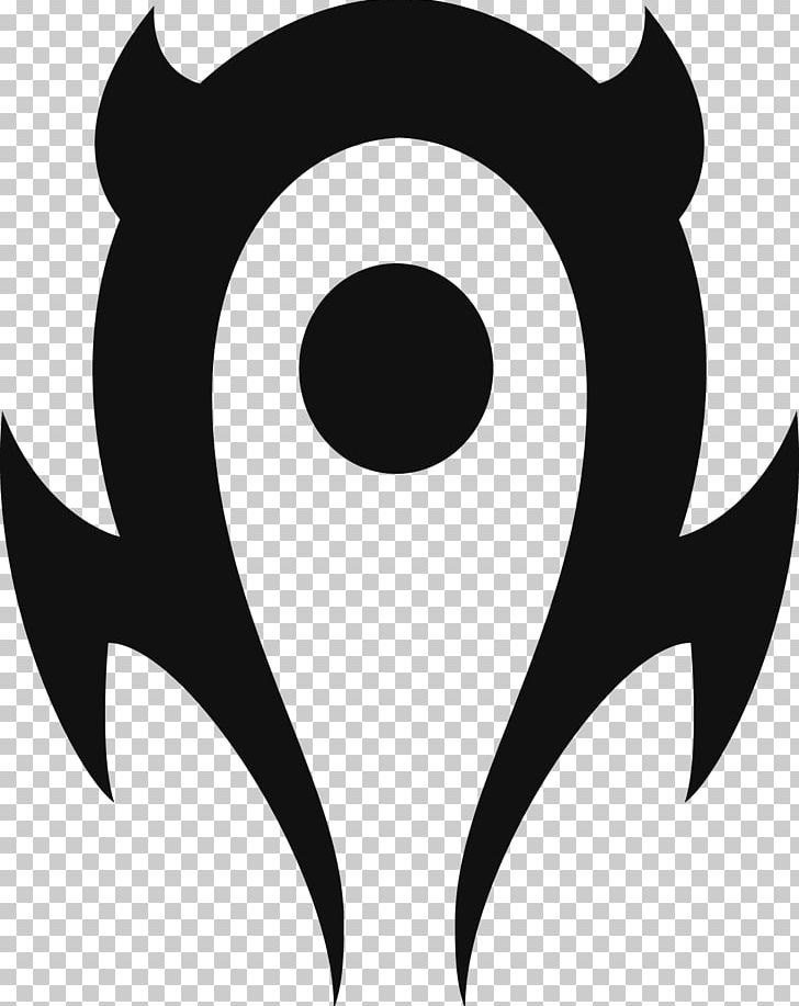 World Of Warcraft Logo Orda Symbol PNG, Clipart, Black, Black And White, Circle, Computer Icons, Decal Free PNG Download