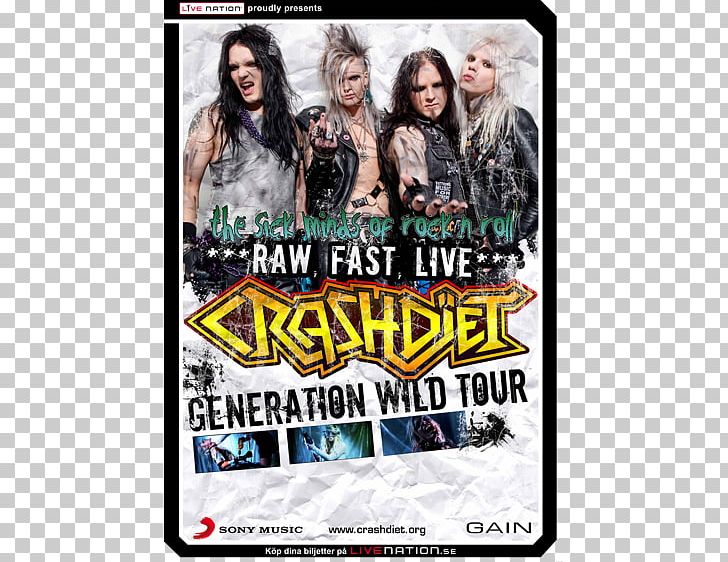 Crashdïet Generation Wild Rest In Sleaze The Unattractive Revolution Poster PNG, Clipart, Advertising, Album, Concert, Crashdiet, Diet Free PNG Download
