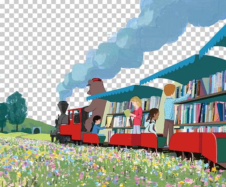 Train Book Illustration Library Illustration PNG, Clipart, Art, Book, Book Cover, Book Illustration, Child Free PNG Download