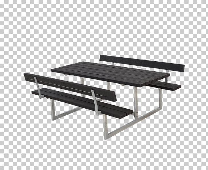 Picnic Table Garden Furniture Plank Black PNG, Clipart, Addition, Angle, Bench, Black, Color Free PNG Download
