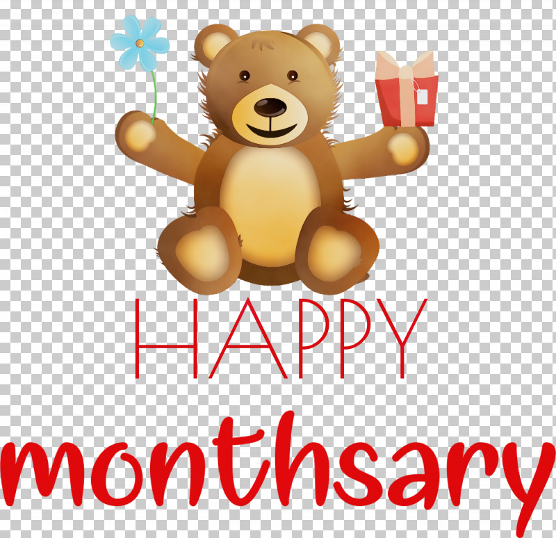 Teddy Bear PNG, Clipart, Bears, Biology, Happiness, Happy Monthsary, Meter Free PNG Download