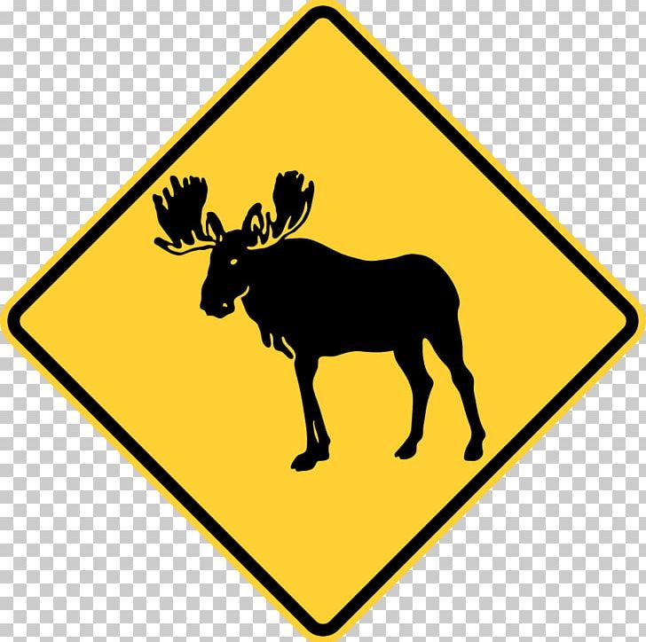 Moose Warning Sign Traffic Sign Deer PNG, Clipart, American Black Bear, Animals, Antler, Bear, Deer Free PNG Download