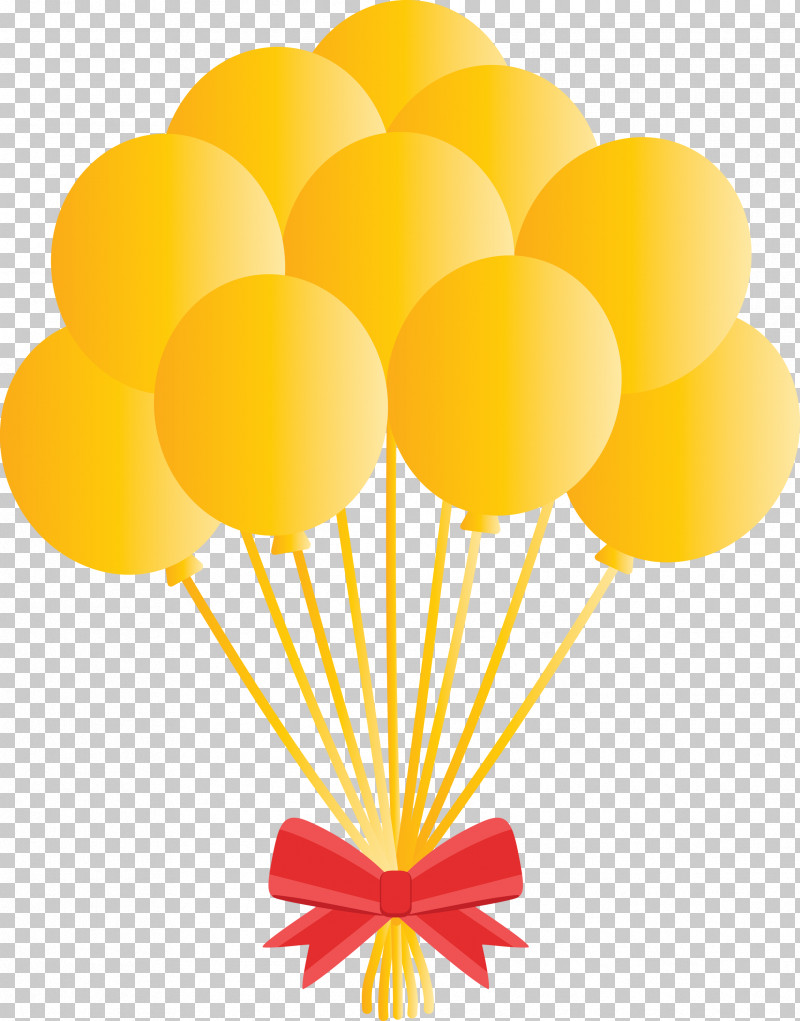 Balloon PNG, Clipart, Balloon, Yellow Free PNG Download