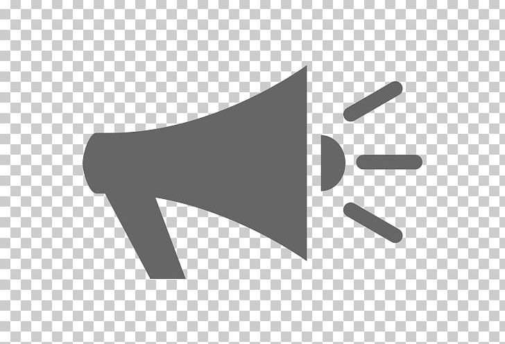 Computer Icons Megaphone Loudspeaker PNG, Clipart, Angle, Announcement, Black, Black And White, Brand Free PNG Download