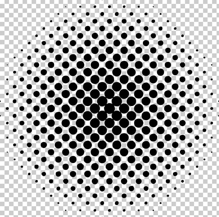 Halftone Circle PNG, Clipart, Area, Black, Black And White, Circle, Color Free PNG Download