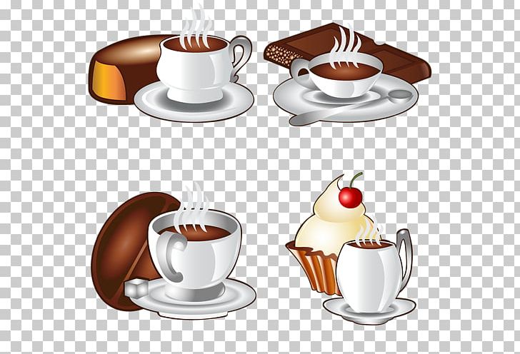 Coffee Cup Espresso Tea Chocolate Cake PNG, Clipart, Cake, Cappuccino, Chocolate, Chocolate Cake, Coffee Free PNG Download