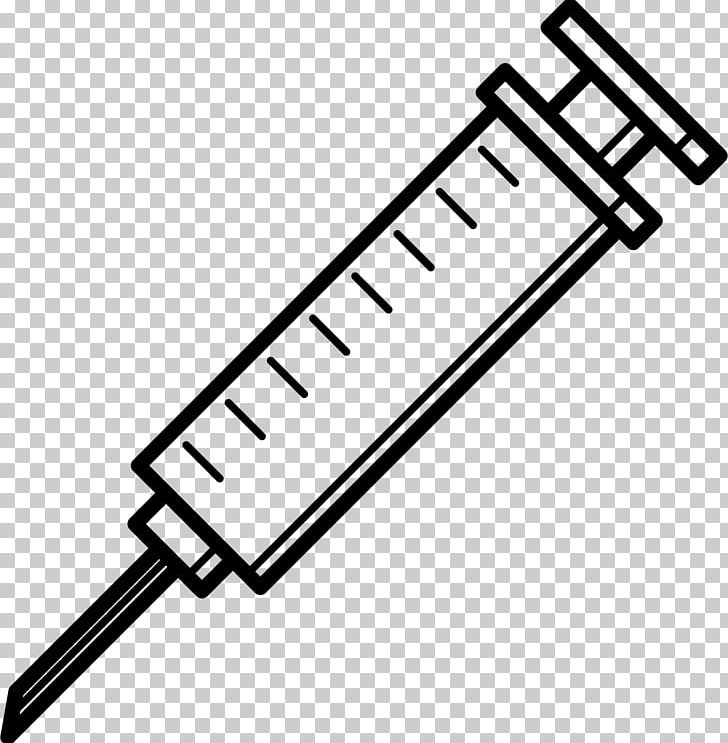 injection clipart black and white