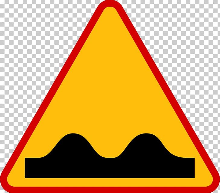 Traffic Sign Warning Sign Road Poland PNG, Clipart, Advarselstrekant, Angle, Area, Bumpy, Information Free PNG Download
