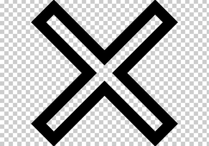 X Mark Computer Icons Check Mark Sign PNG, Clipart, Angle, Area, Black, Black And White, Brand Free PNG Download