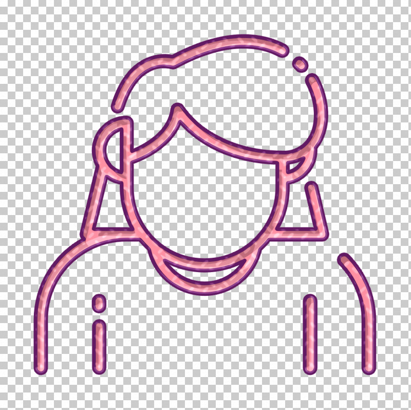 Party Icon Young Icon Girl Icon PNG, Clipart, Cartoon, Geometry, Girl Icon, Line, Mathematics Free PNG Download