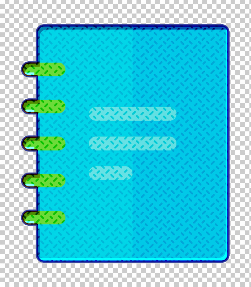 Notebook Icon Education Icon PNG, Clipart, Aqua, Education Icon, Notebook Icon, Rectangle, Turquoise Free PNG Download