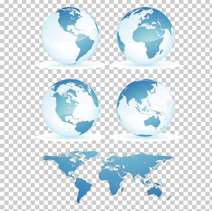 Earth Globe World Map PNG, Clipart, Blue Abstract, Blue Background, Blue Flower, Blue Vector, Earth Free PNG Download