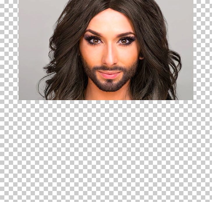 Eurovision Song Contest 2014 Bearded Lady Woman PNG, Clipart, Bea, Bearded Lady, Black Hair, Brown Hair, Chin Free PNG Download