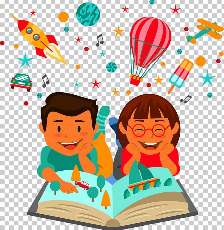 Child Reading Learning Education Illustration PNG, Clipart, Art, Artwork, Balloon, Book, Child Development Free PNG Download