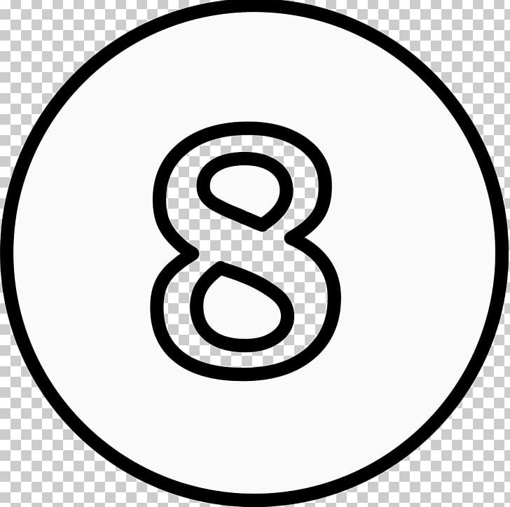 Circle White Number PNG, Clipart, Area, Black And White, Circle, Education Science, Line Free PNG Download
