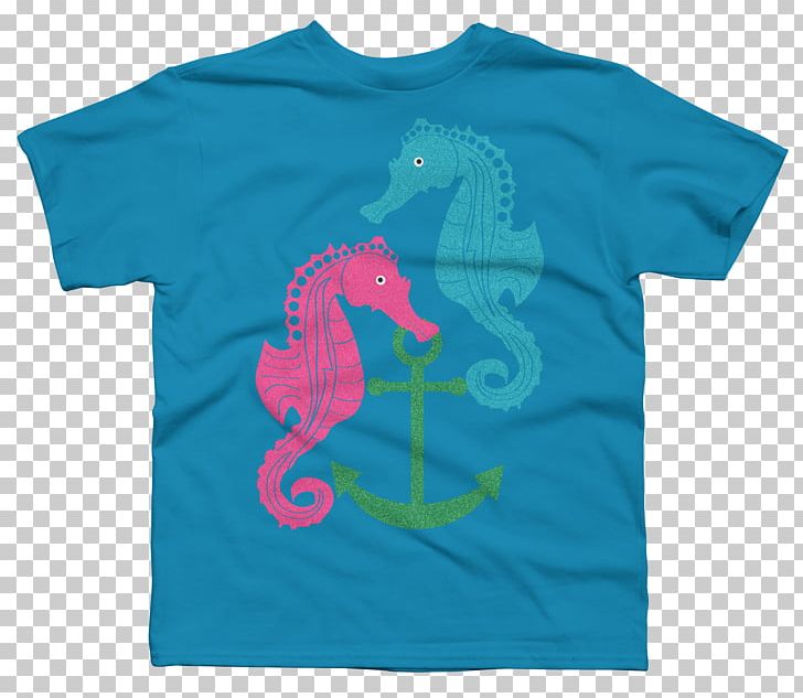 Printed T-shirt Sleeve Seahorse PNG, Clipart, Active Shirt, Aqua, Blue, Boy, Clothing Free PNG Download