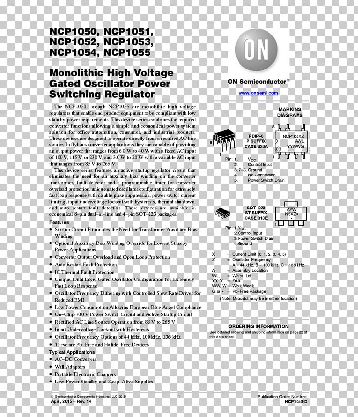 Document Datasheet ON Semiconductor PNG, Clipart, Area, Black And White, Data, Datasheet, Diagram Free PNG Download
