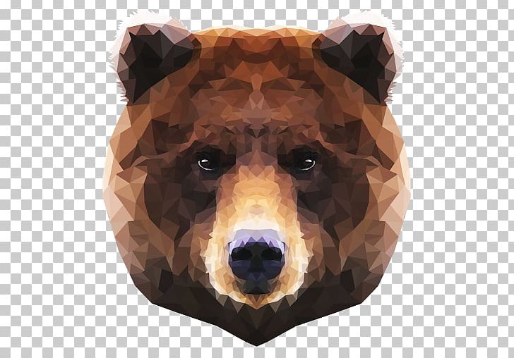 Bear Low Poly Drawing PNG, Clipart, Animal, Animals, Art, Bear, Carnivoran Free PNG Download
