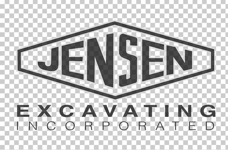 Pella Jensen Excavating Inc Logo Business PNG, Clipart, Angle, Area, Backhoe, Brand, Business Free PNG Download
